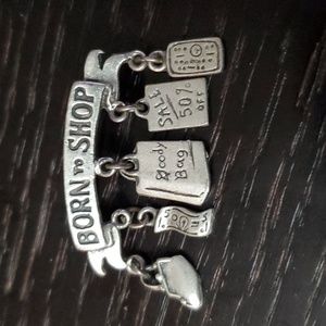 Born to Shop Brooch